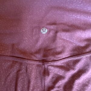Lululemon Align 25” Pink/ mauve Leggings